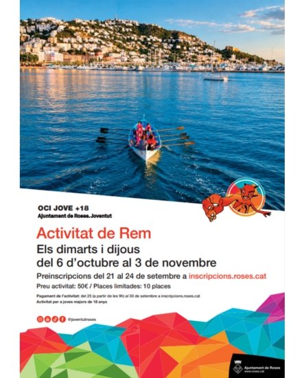 Activitat de Rem a Roses