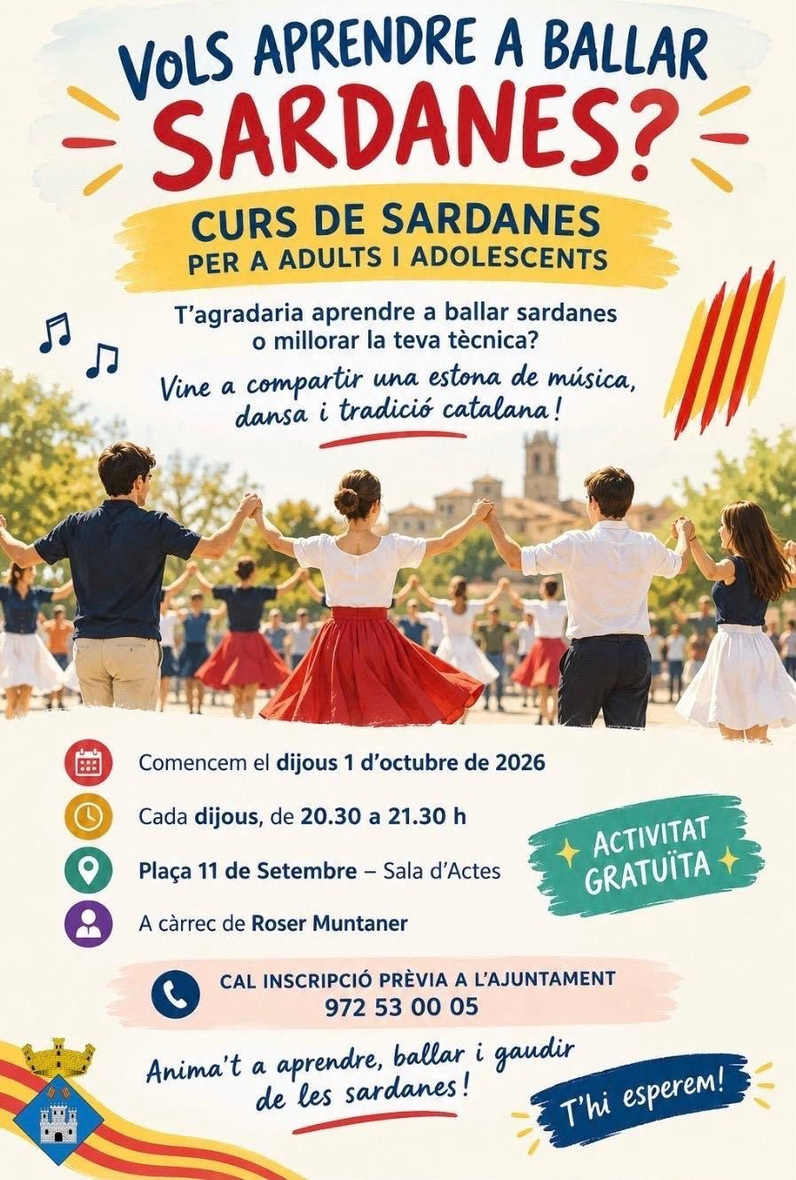 Curs de sardanes a Vilajuïga